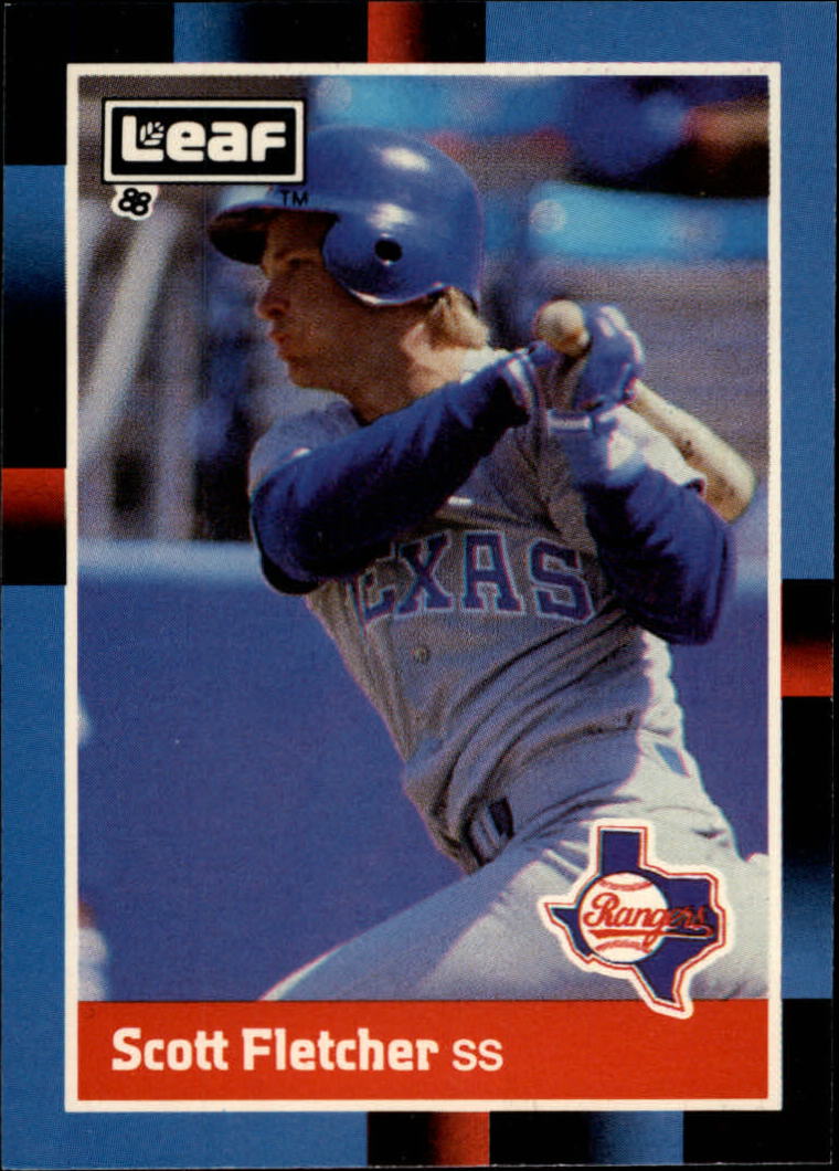1988 Leaf/Donruss Baseball Cards       155     Scott Fletcher